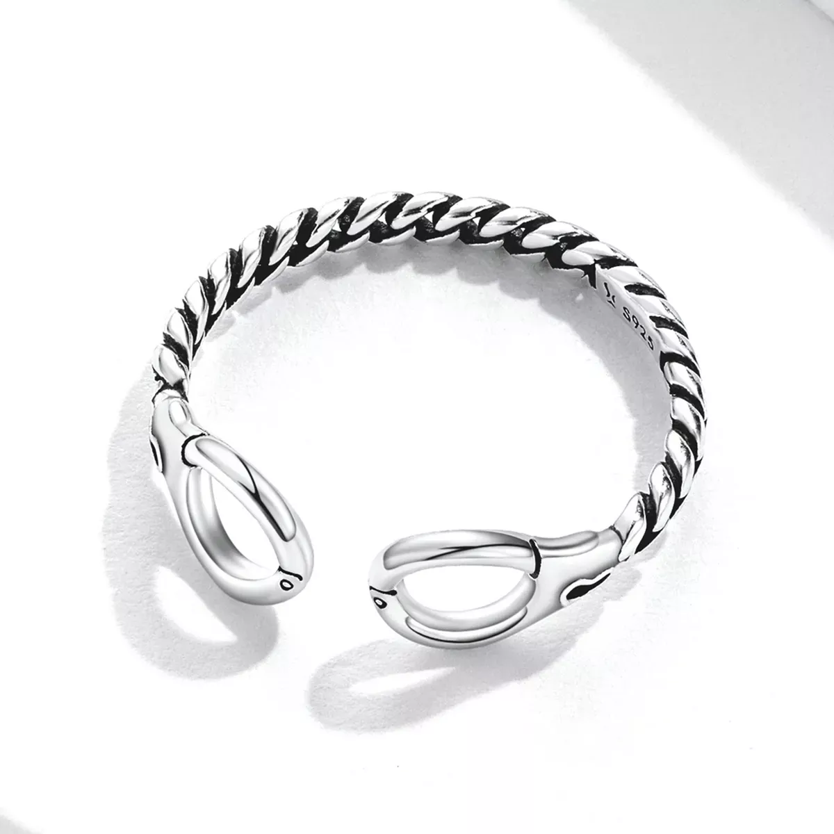 Pandora Style Creative Handcuffs Open Ring - SCR791