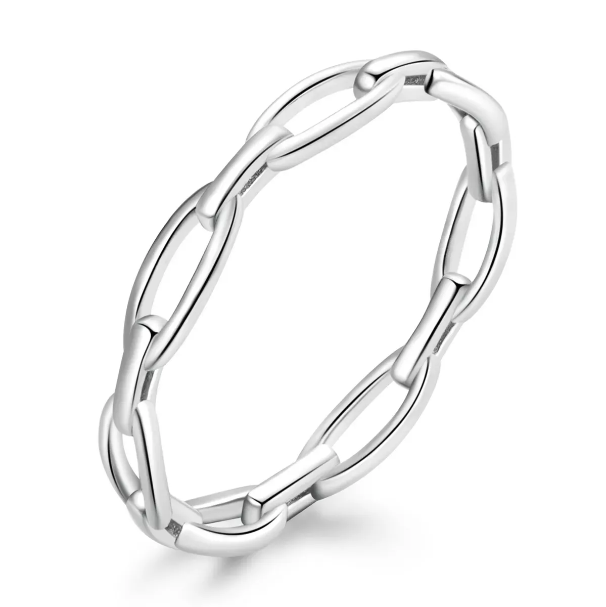 Pandora Style French Chain Ring - BSR211-A Pandora Style French Chain Ring - BSR211-A