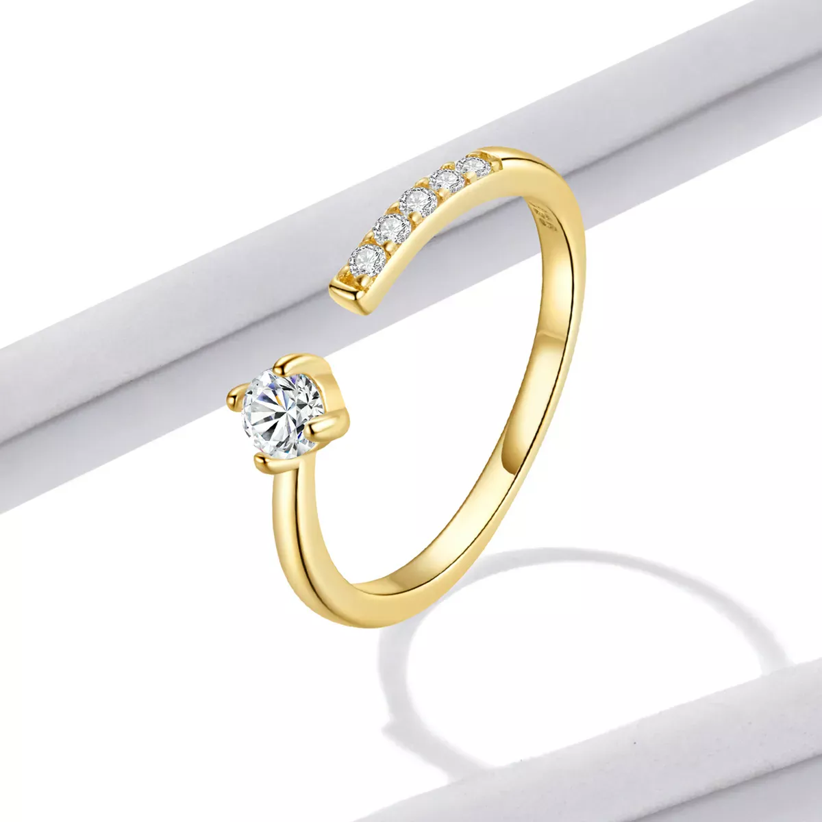Pandora Style French Simplicity Open Ring - BSR203