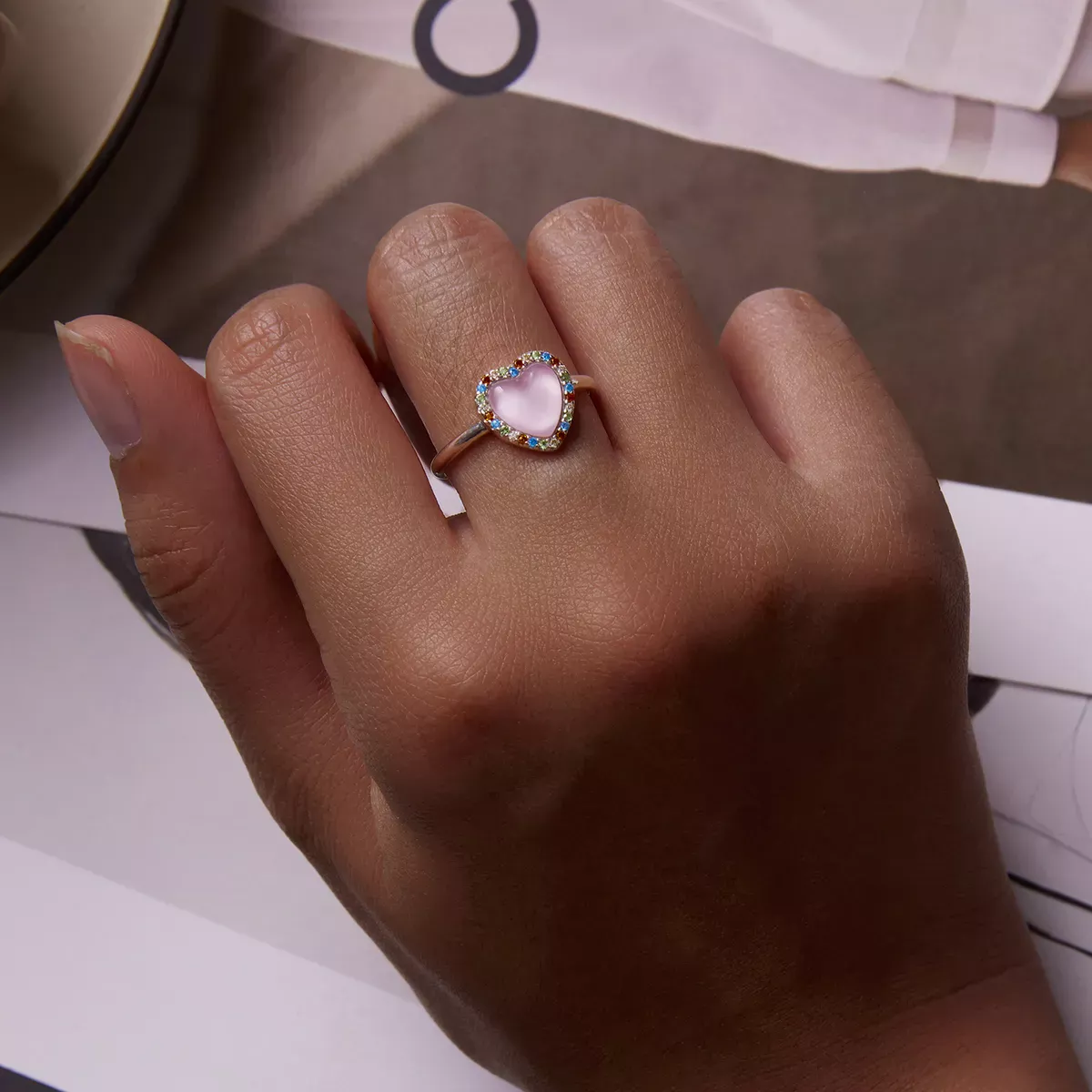 Pandora Style Girl Love Open Ring - SCR803
