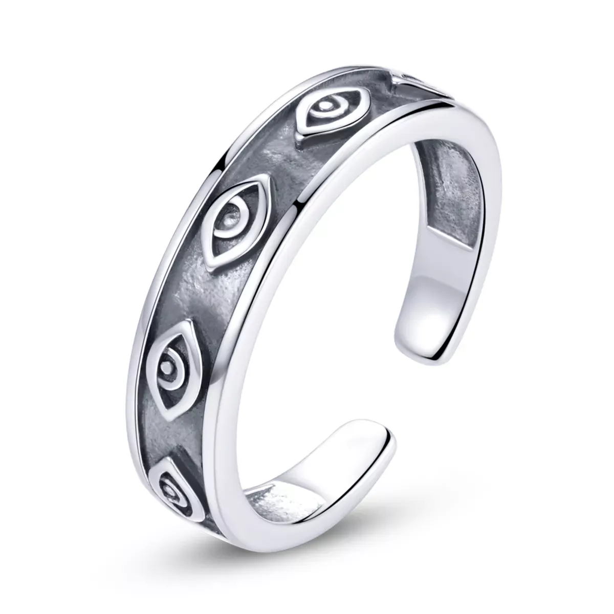 Pandora Style Guardian Ring Open Ring - BSR193