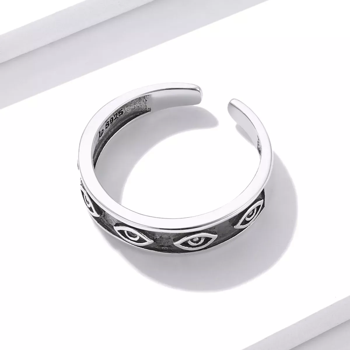 Pandora Style Guardian Ring Open Ring - BSR193