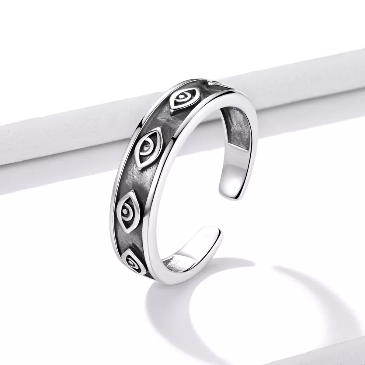 Pandora Style Guardian Ring Open Ring - BSR193