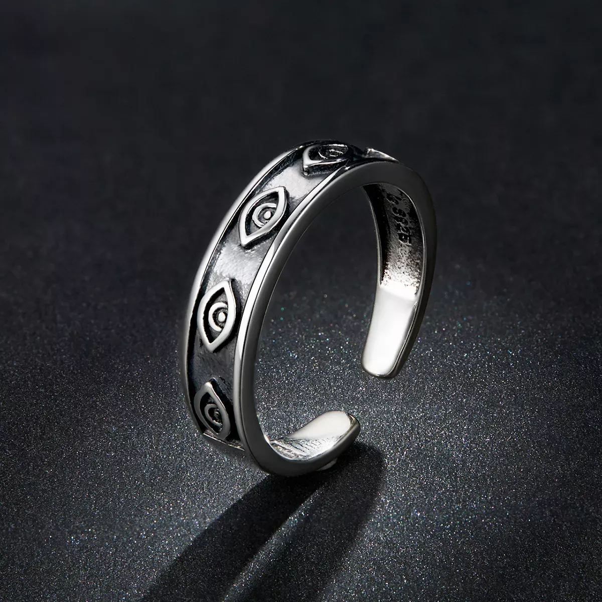 Pandora Style Guardian Ring Open Ring - BSR193