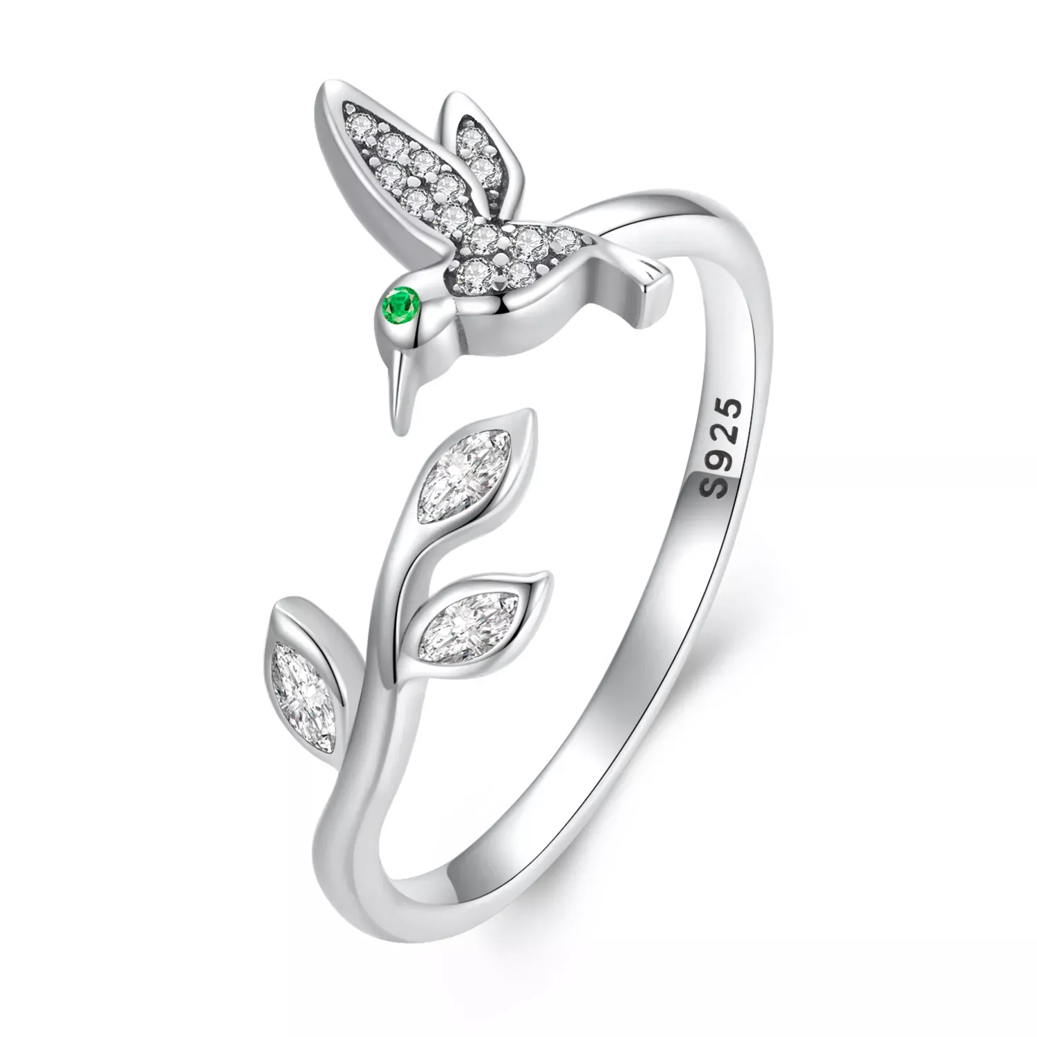 Pandora Style Hummingbird Open Ring - SCR871 Pandora Style Hummingbird Open Ring - SCR871