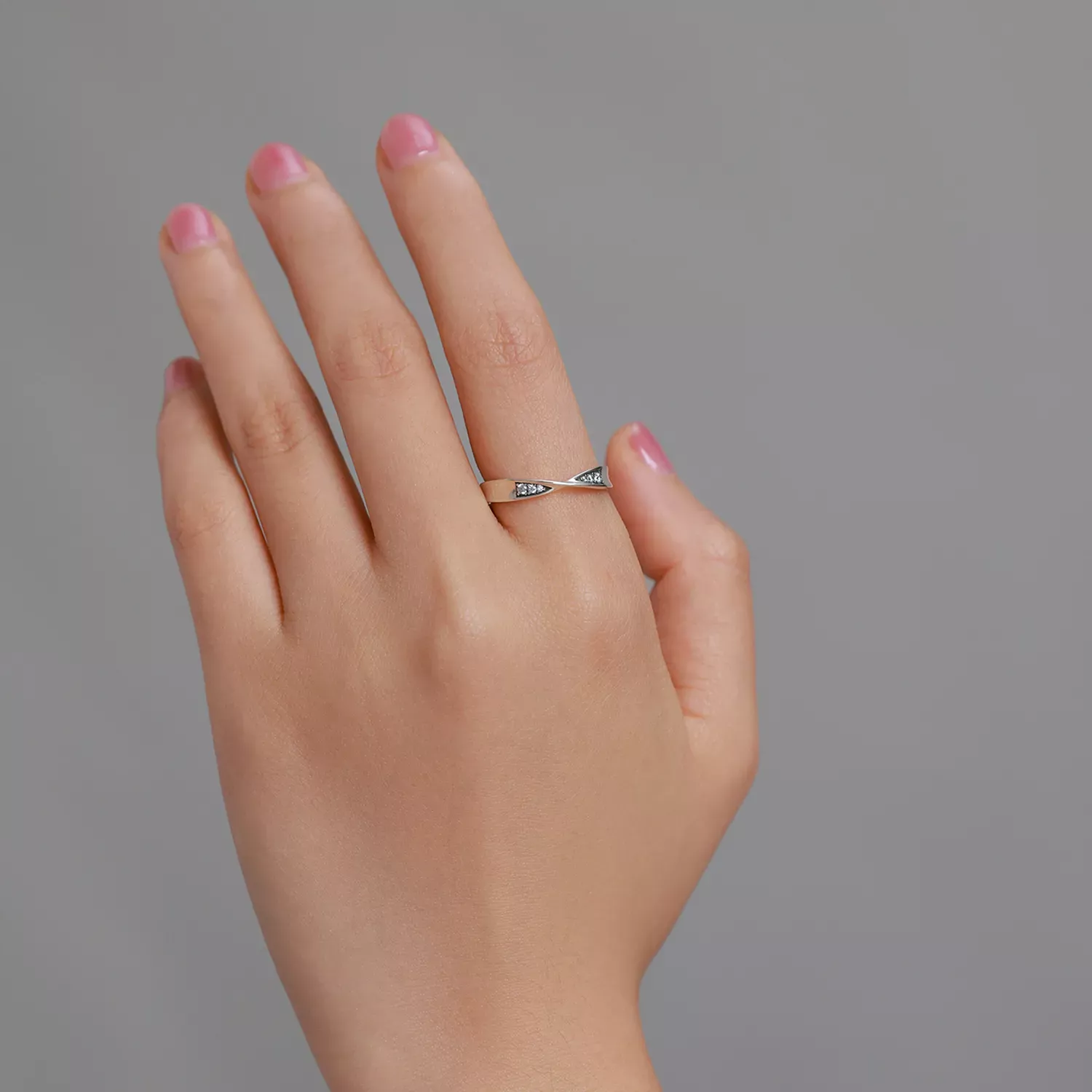 Pandora Style Mobius Ring Pair Ring - Female Open Ring - SCR750