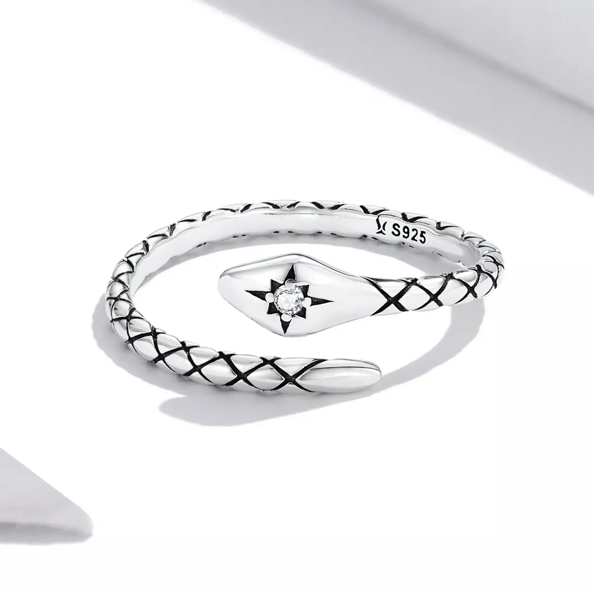 Pandora Style Retro Spirit Snake Open Ring - SCR798