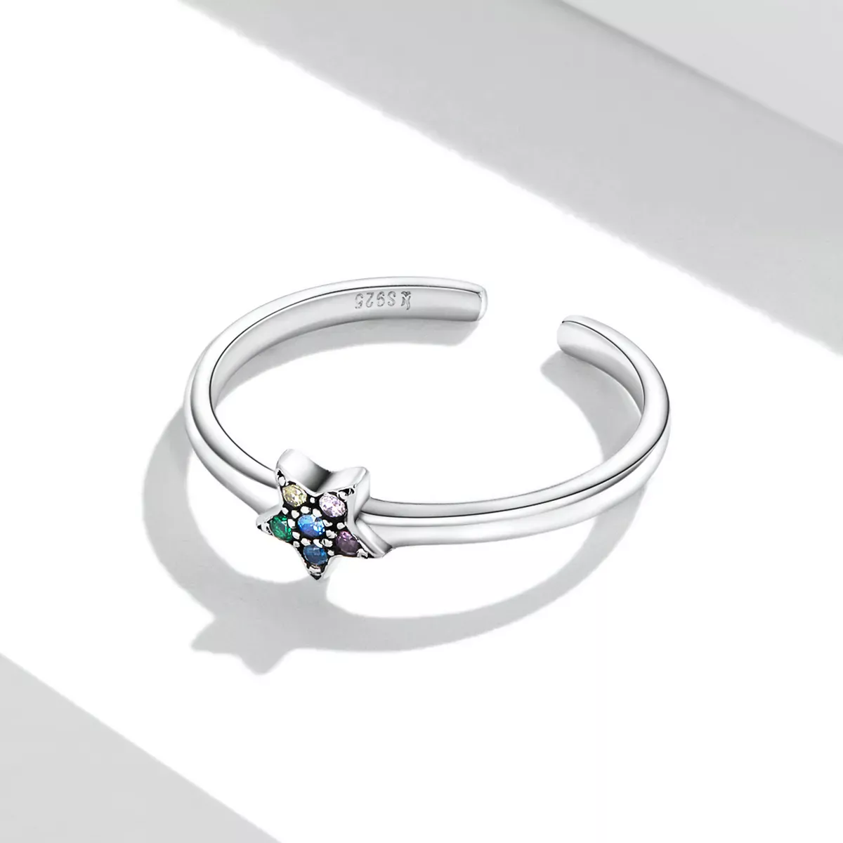 Pandora Style Shine Star Open Ring - SCR777