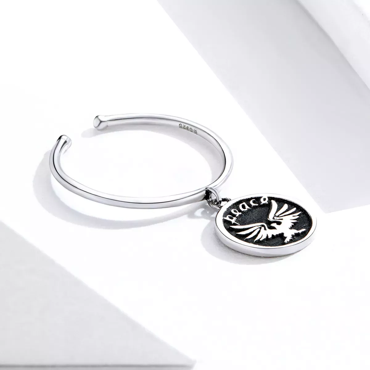 Pandora Style Vintage Coins Open Ring - SCR655