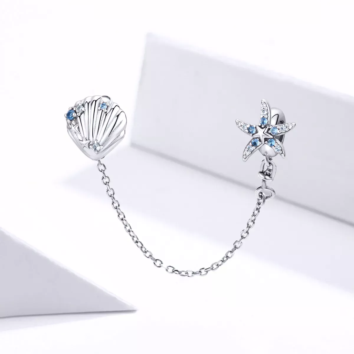 Pandora Style Deep Sea Star Safety Chain - SCC1478