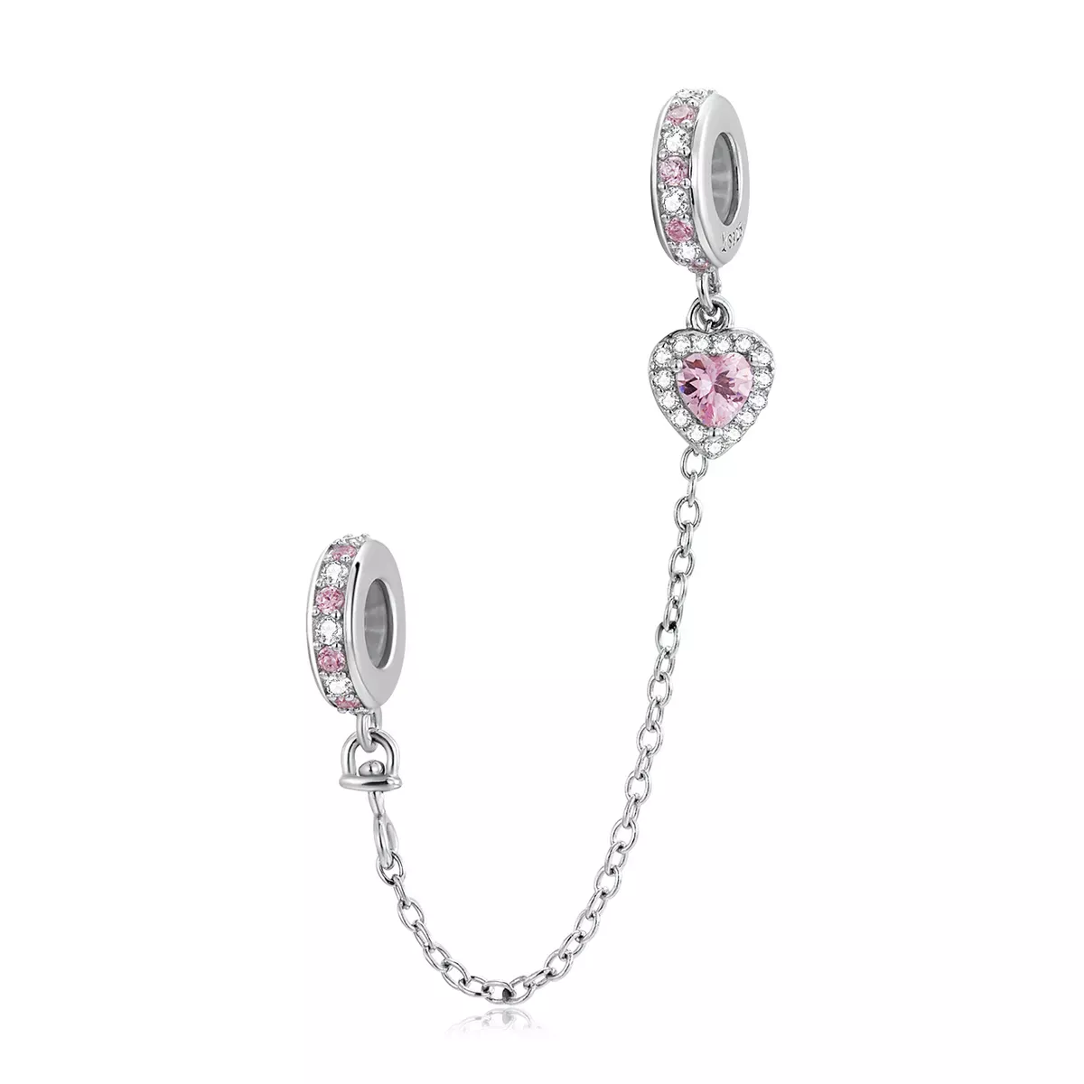 Pandora Style Love Safety Chain - SCC2125