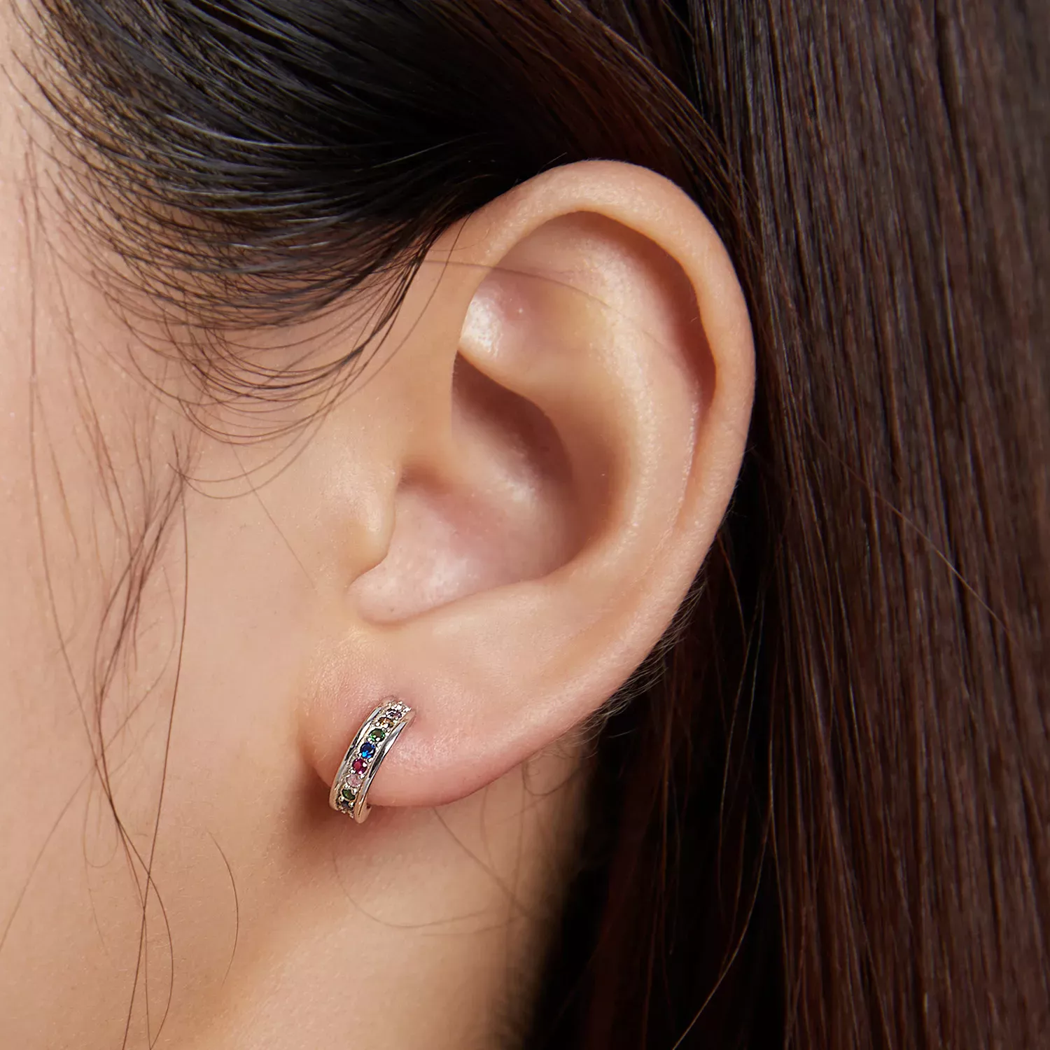 Pandora Style Arc Stud Earrings - SCE1168