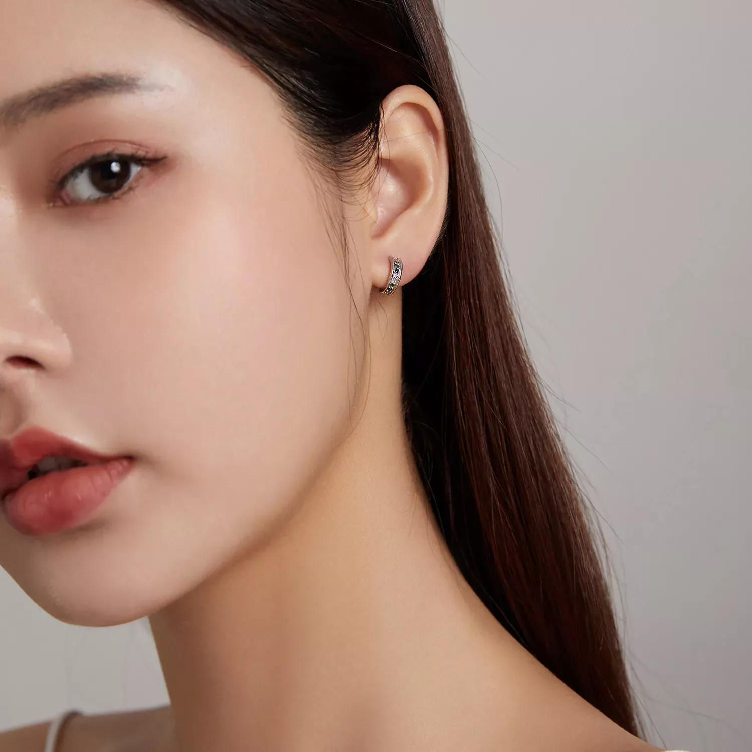 Pandora Style Arc Stud Earrings - SCE1168