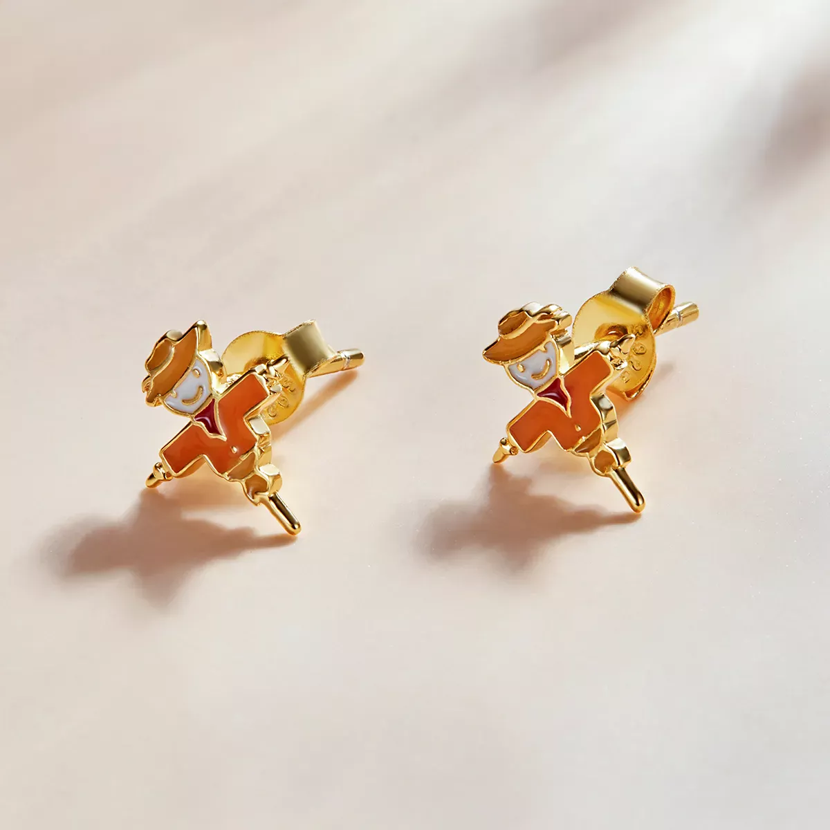 Pandora Style Autumn - Scarecrow Stud Earrings - SCE1243