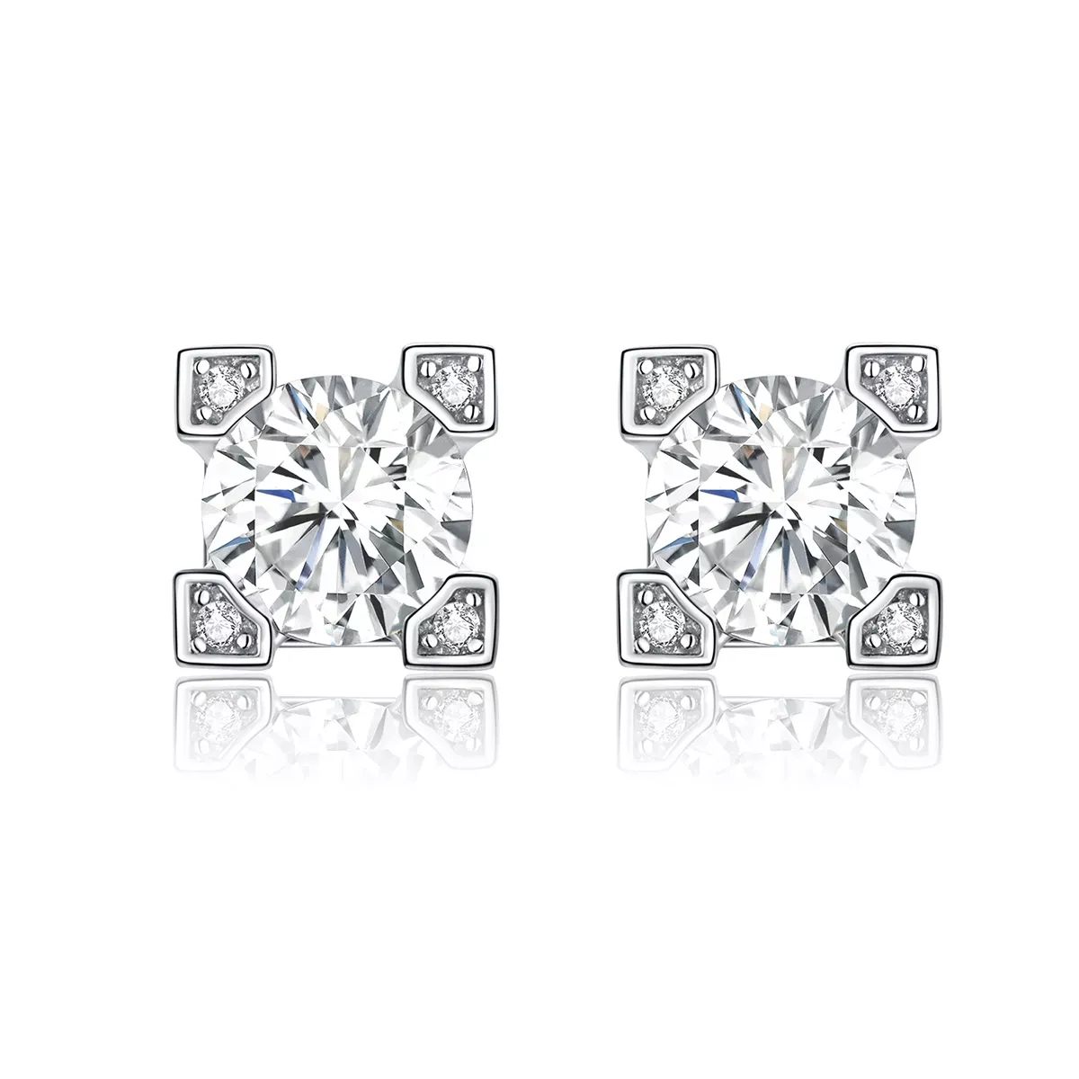 Pandora Style Bright Time Stud Earrings - BSE192