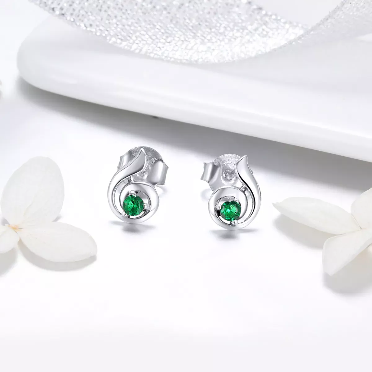 Pandora Style Dancing Melody Stud Earrings - BSE010