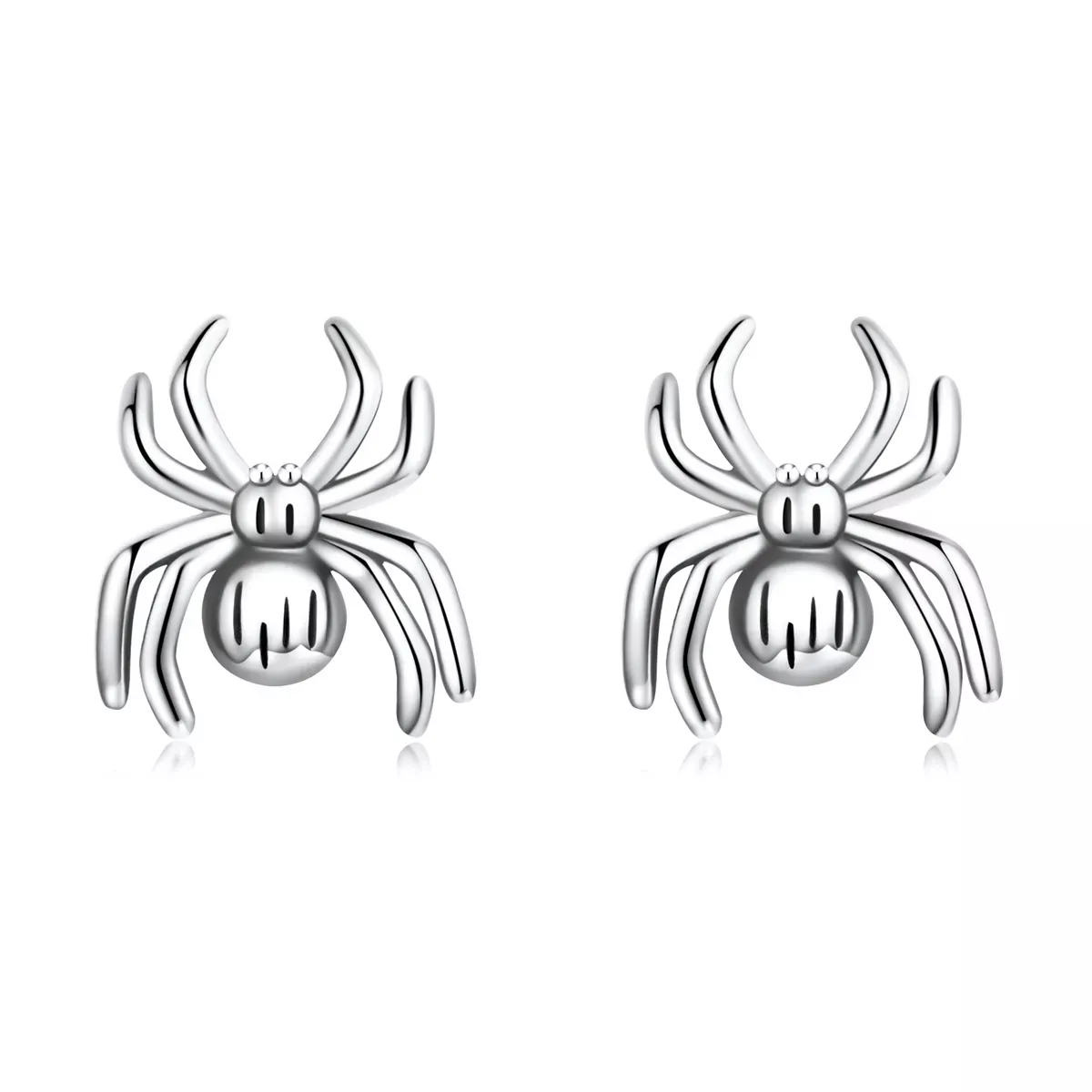 Pandora Style Eight-Legged Spider Stud Earrings - SCE1290 Pandora Style Eight-Legged Spider Stud Earrings - SCE1290
