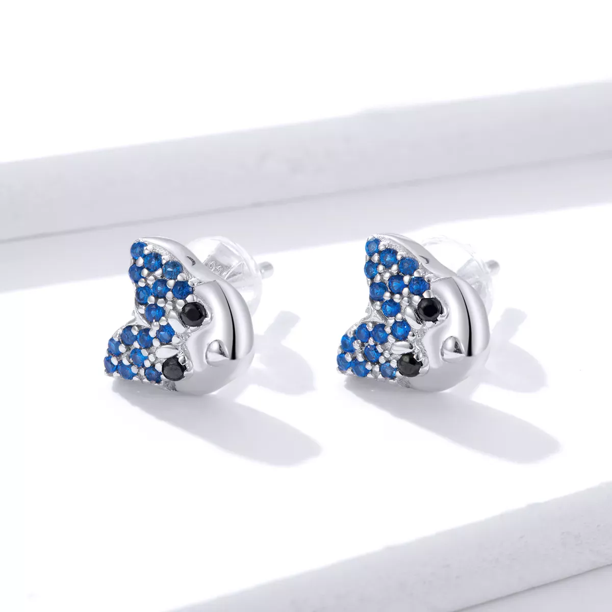 Pandora Style Husky Stud Earrings - BSE356