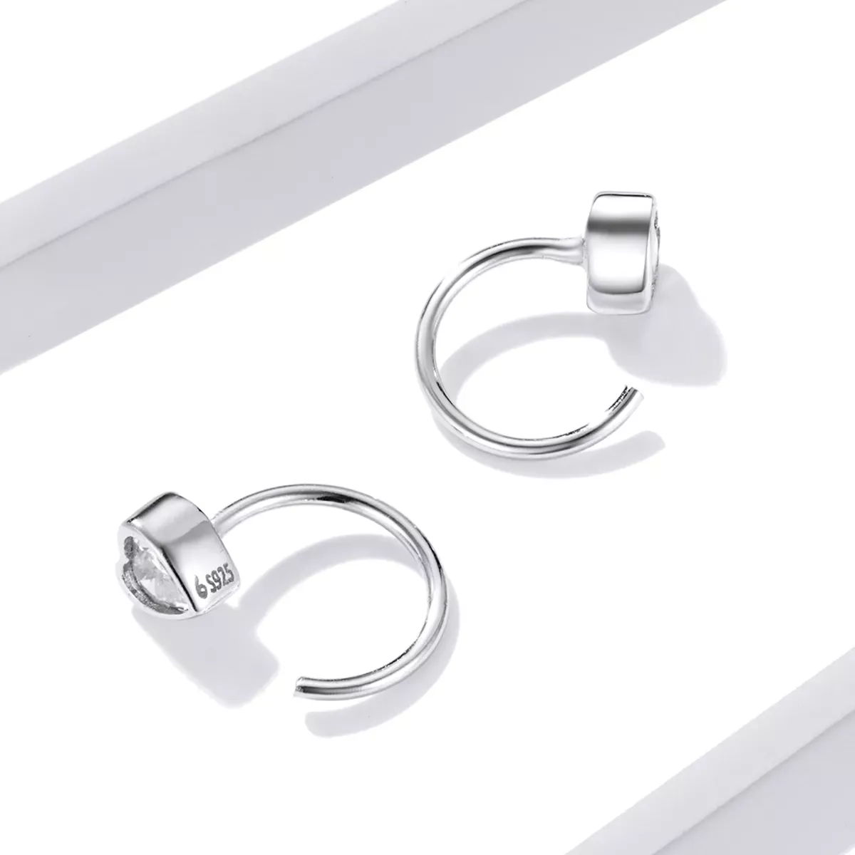 Pandora Style Love Stud Earrings - BSE516