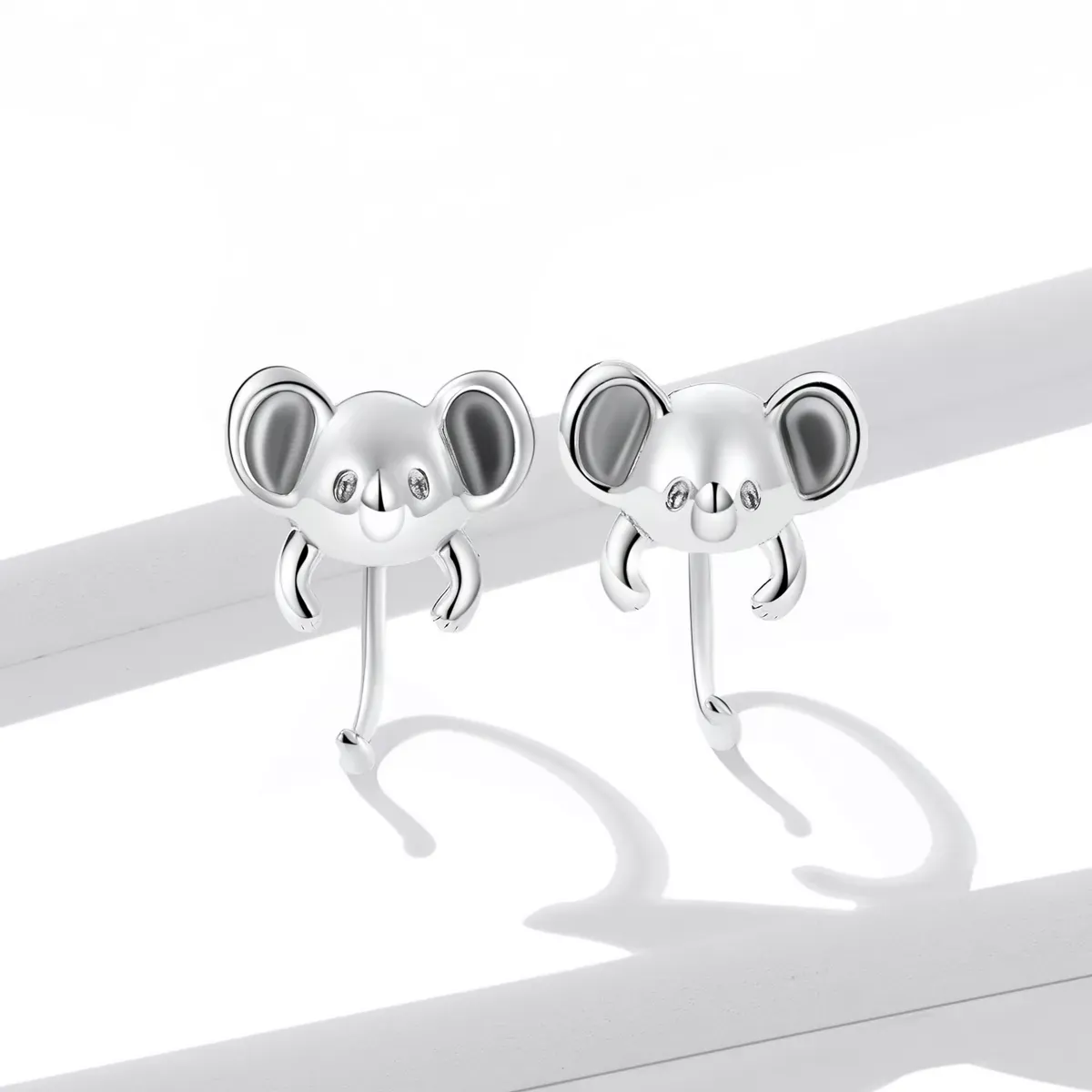 Pandora Style Mini Koala Stud Earrings - BSE566
