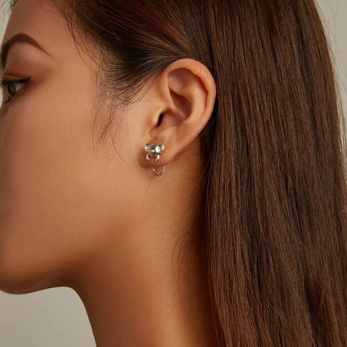 Pandora Style Mini Koala Stud Earrings - BSE566