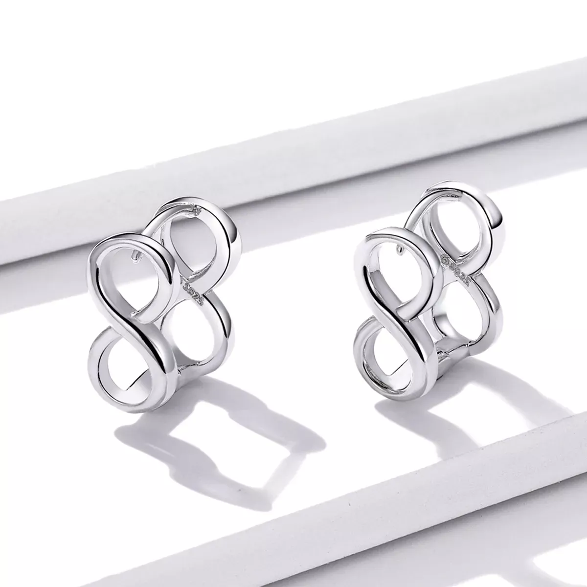 Pandora Style Minimalism - Infinity Stud Earrings - BSE503
