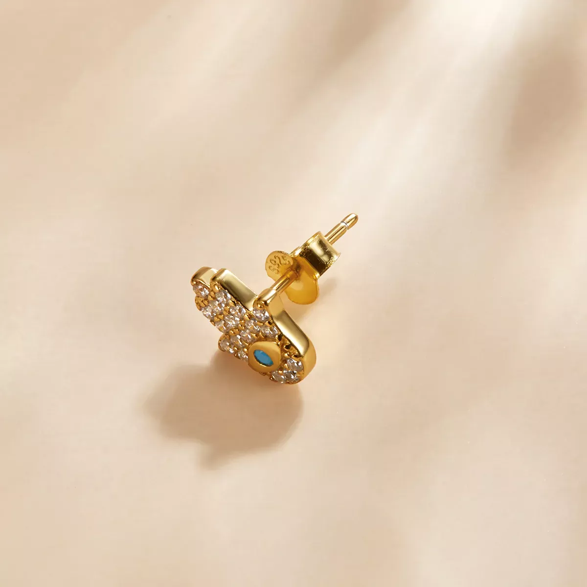 Pandora Style Mystic Spain - Lucky Hands Stud Earrings - SCE1139
