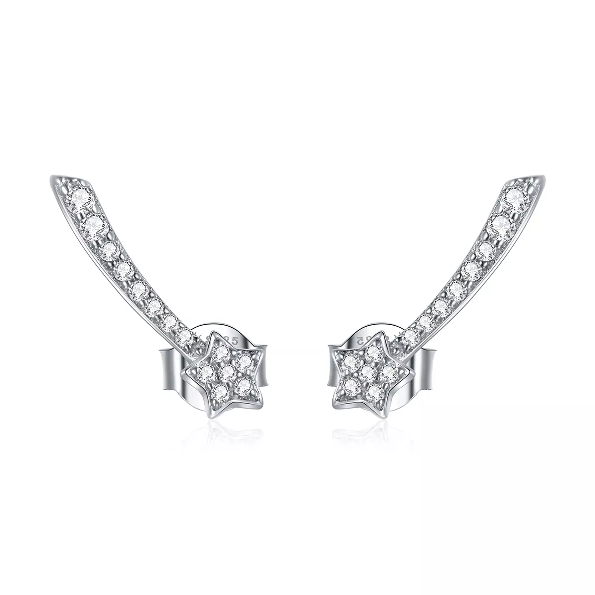 Pandora Style Shining Meteor Stud Earrings - BSE486 Pandora Style Shining Meteor Stud Earrings - BSE486