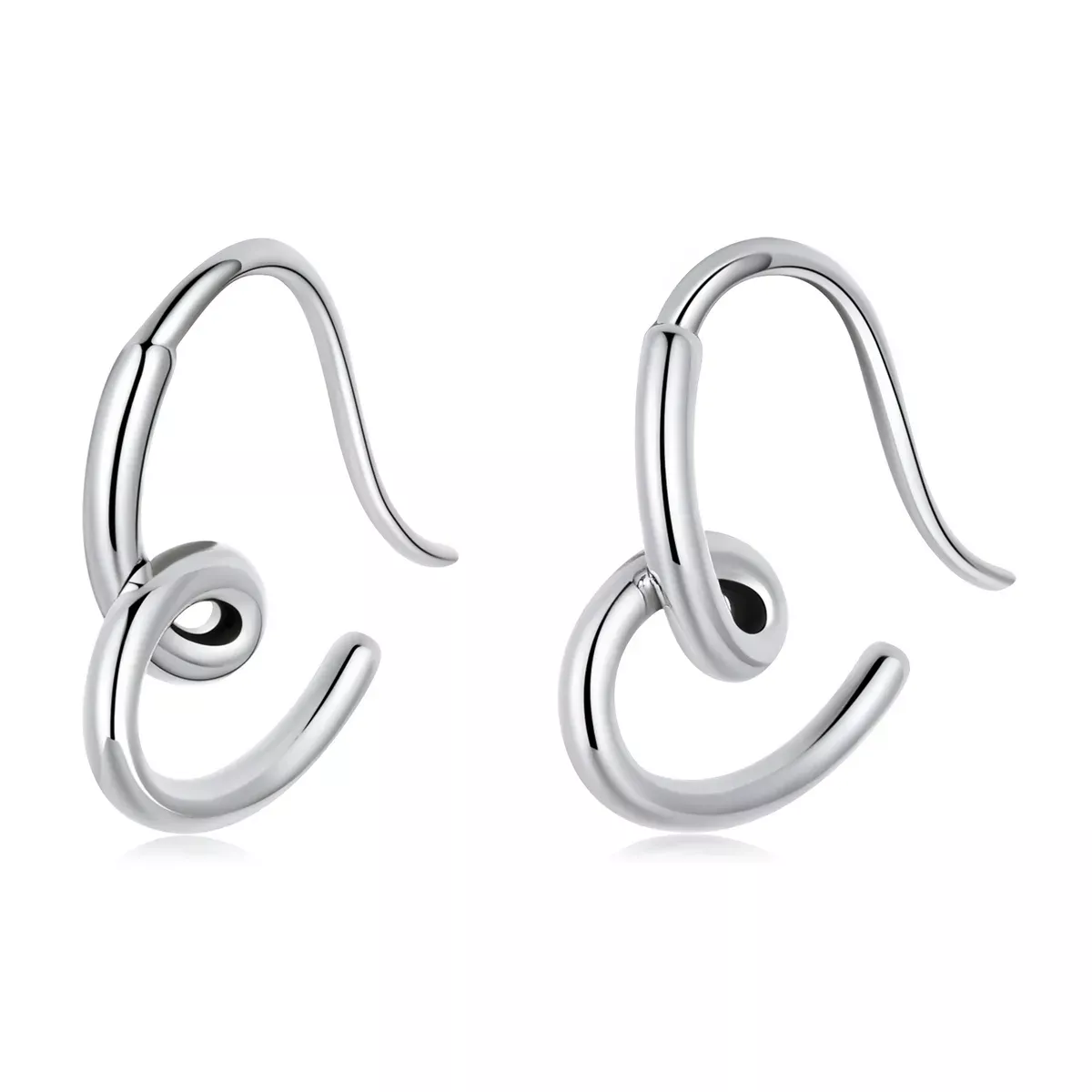 Pandora Style Simple Love Stud Earrings - SCE1333