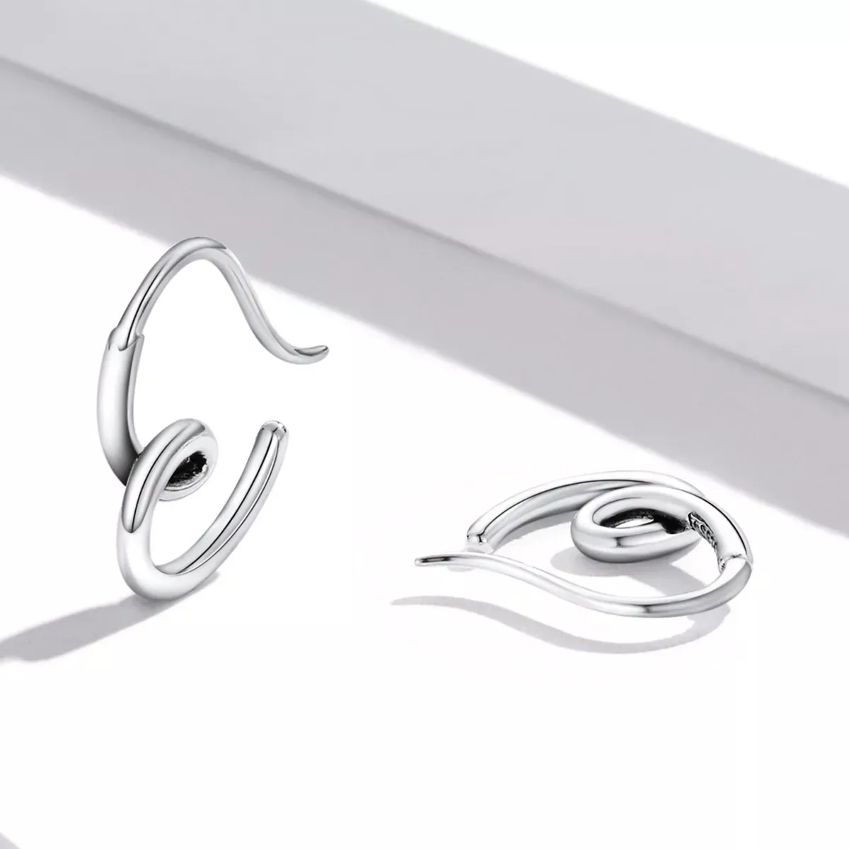 Pandora Style Simple Love Stud Earrings - SCE1333