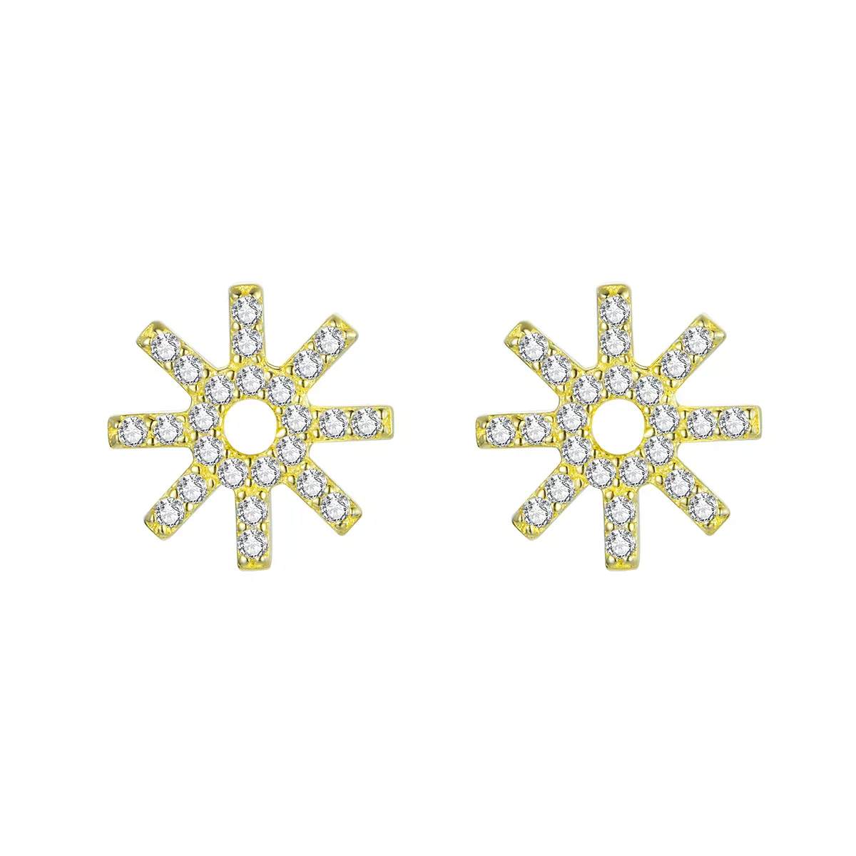 Pandora Style Star Stud Earrings - BSE257