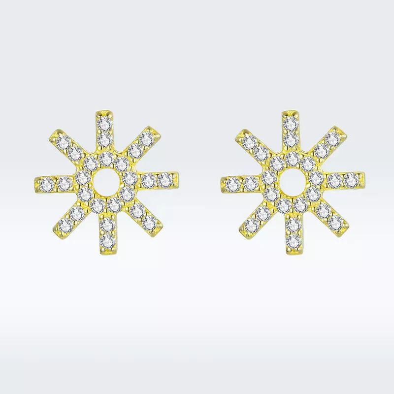 Pandora Style Star Stud Earrings - BSE257