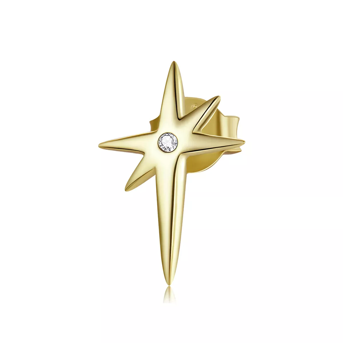 Pandora Style Stars Stud Earrings - SCE1091