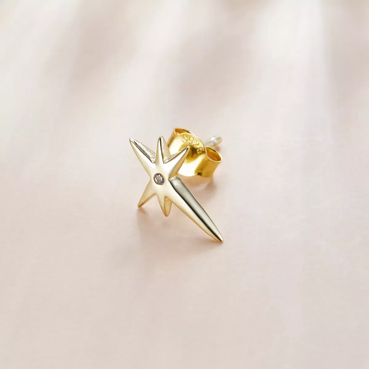Pandora Style Stars Stud Earrings - SCE1091