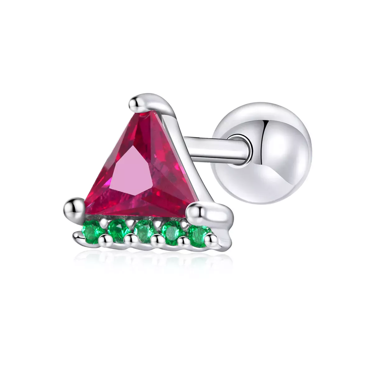 Pandora Style Summer Sweetheart - Watermelon Stud Earrings - BSE492