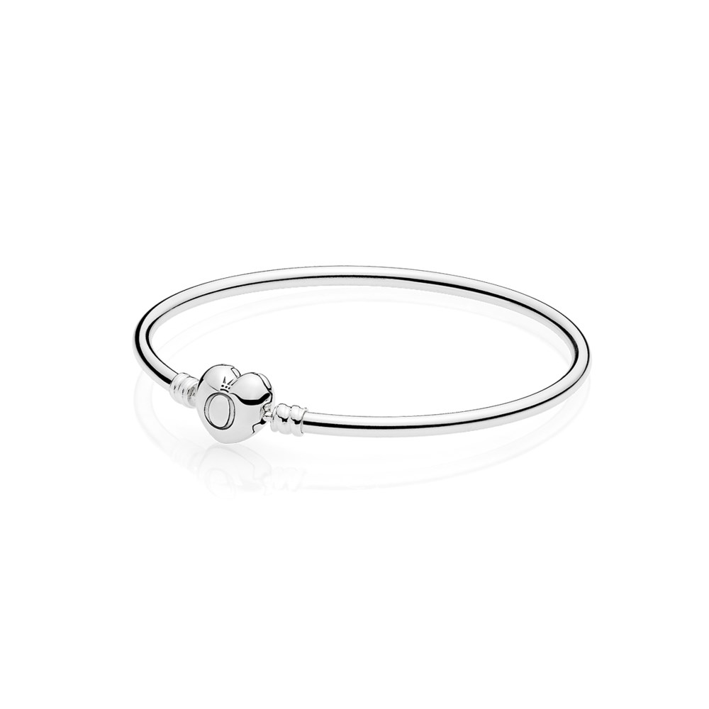 bracelete pandora fecho coração