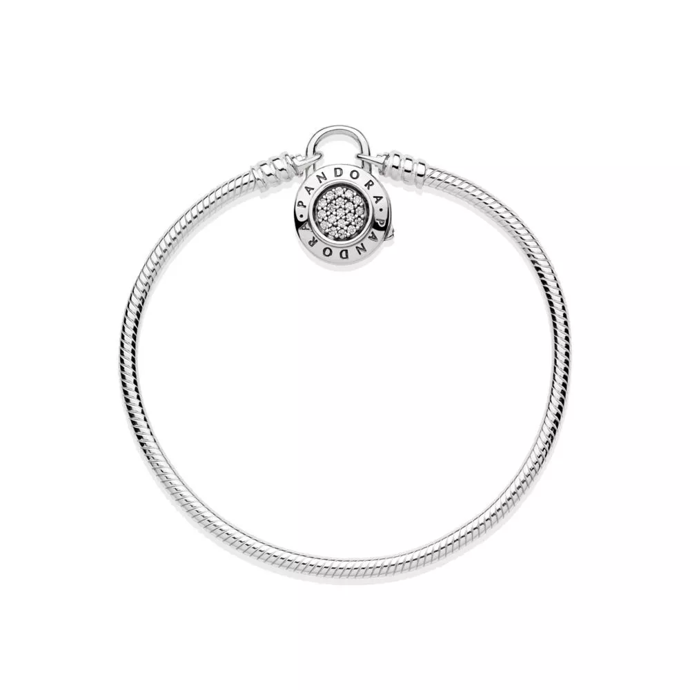 Pulseira Crie & Combine - Liso Fecho PANDORA Cadeado - 597092CZ