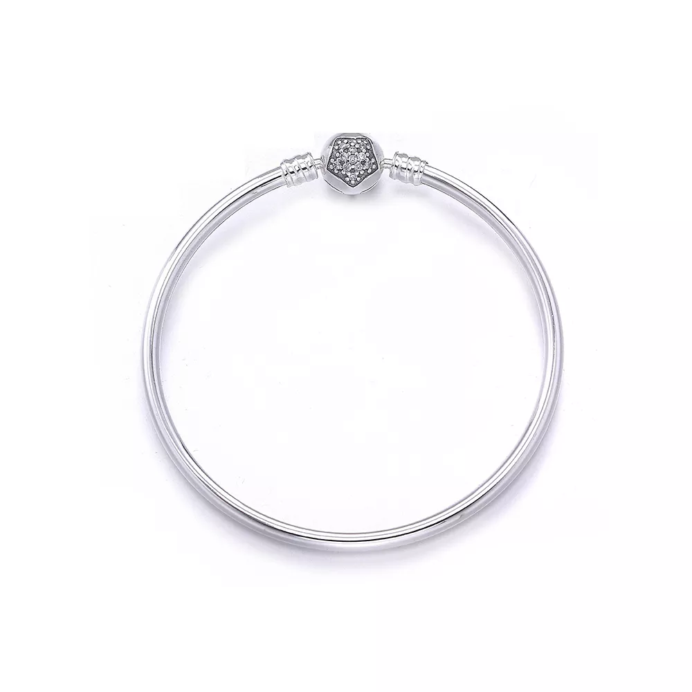 Bracelete Pandora Rígido de prata Pentágono