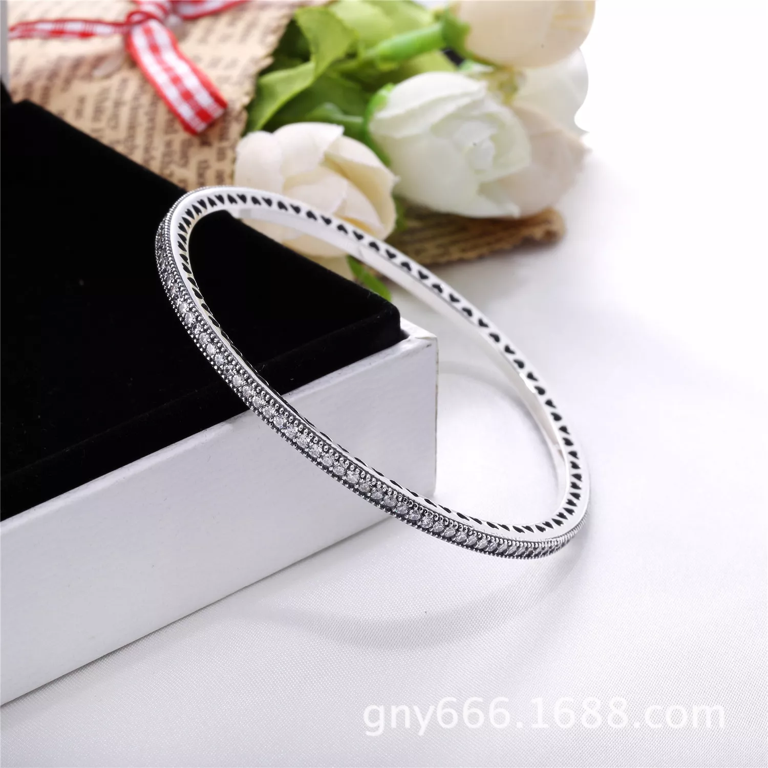 Bracelete Rígido PANDORA Forever - 590511CZ - Pulseiras