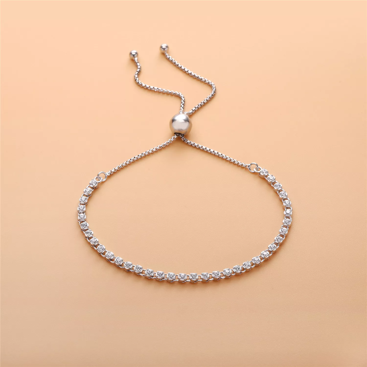 Bracelete PANDORA Cordão Brilhante Arco-íris - 590524PCZMX