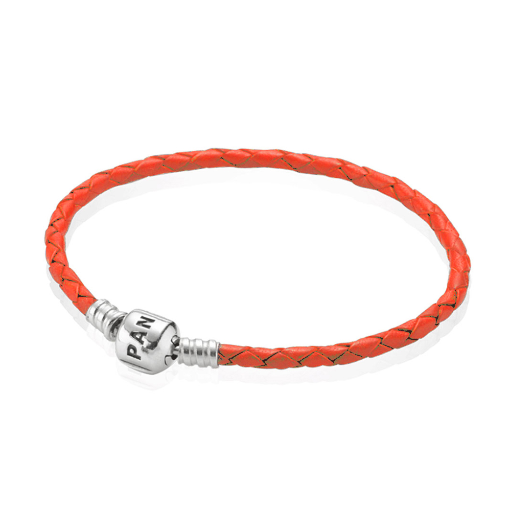 pulseira pandora alaranjada