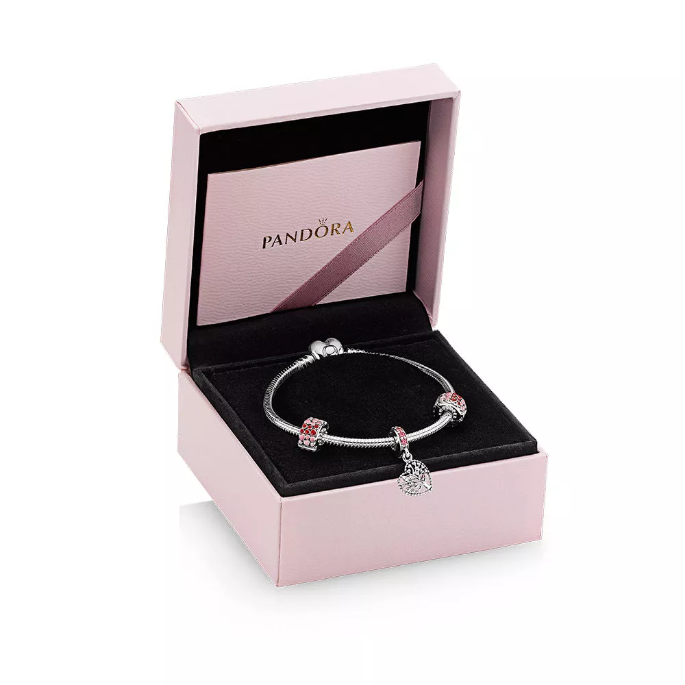 Pulseira Pandora Com Pingentes