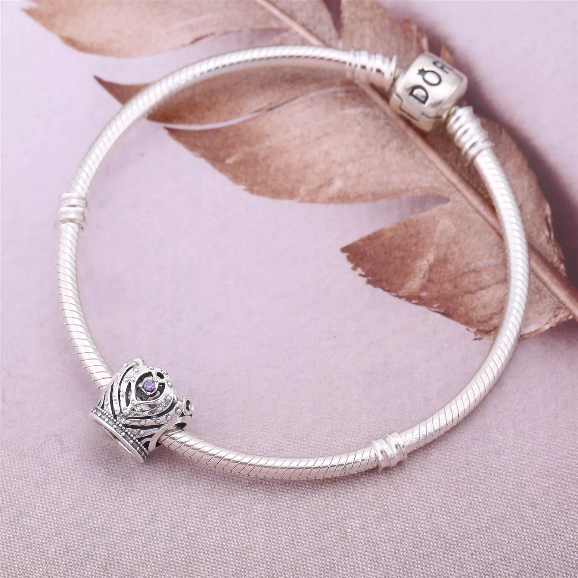 Charm berloques Pandora de prata Coroa de anna