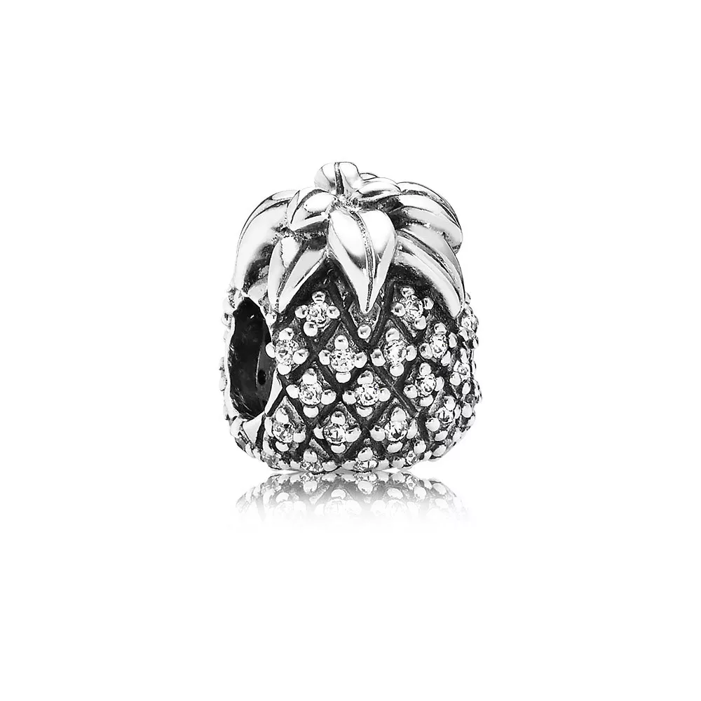 Charm PANDORA de Prata Abacaxi Tropical - 791293CZ