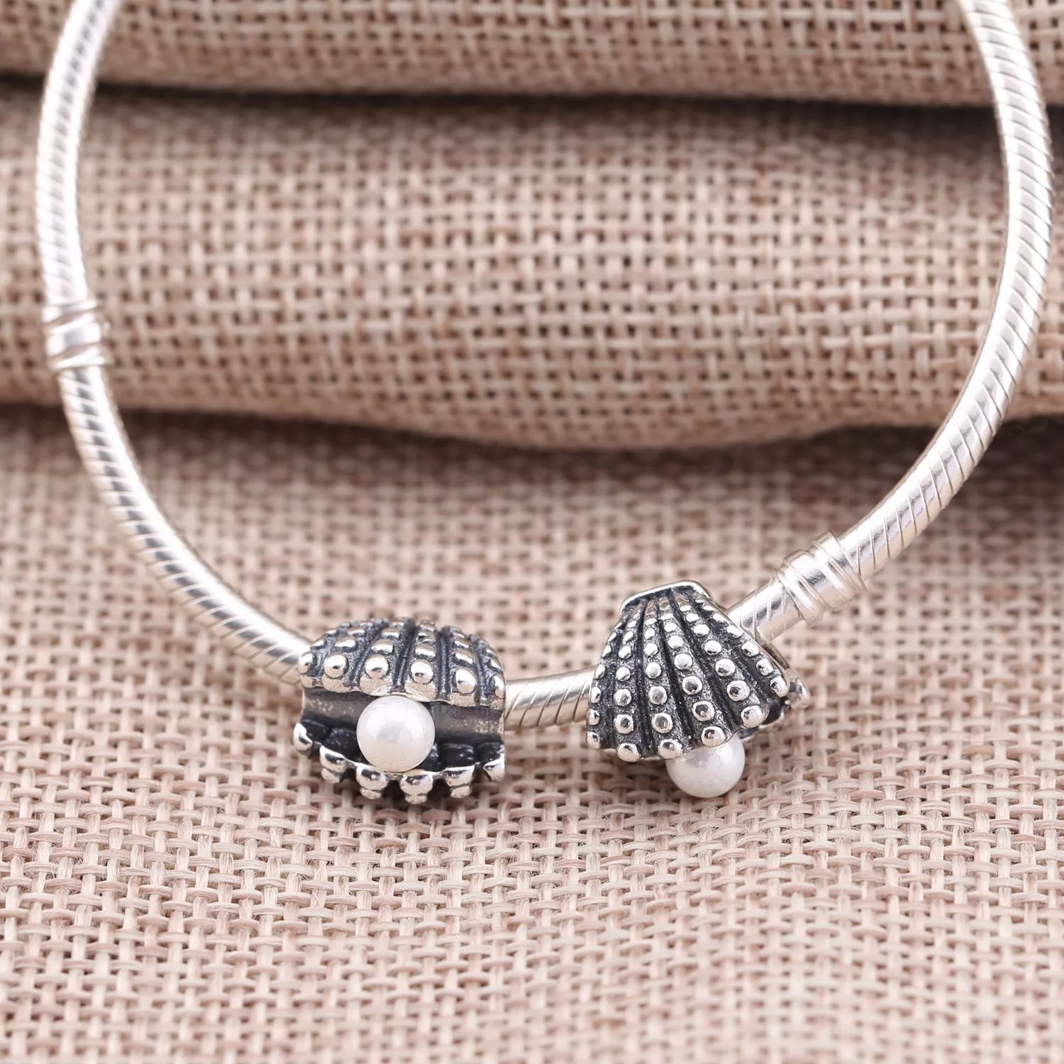 Charm PANDORA de Prata Pérola na Concha - 791134P