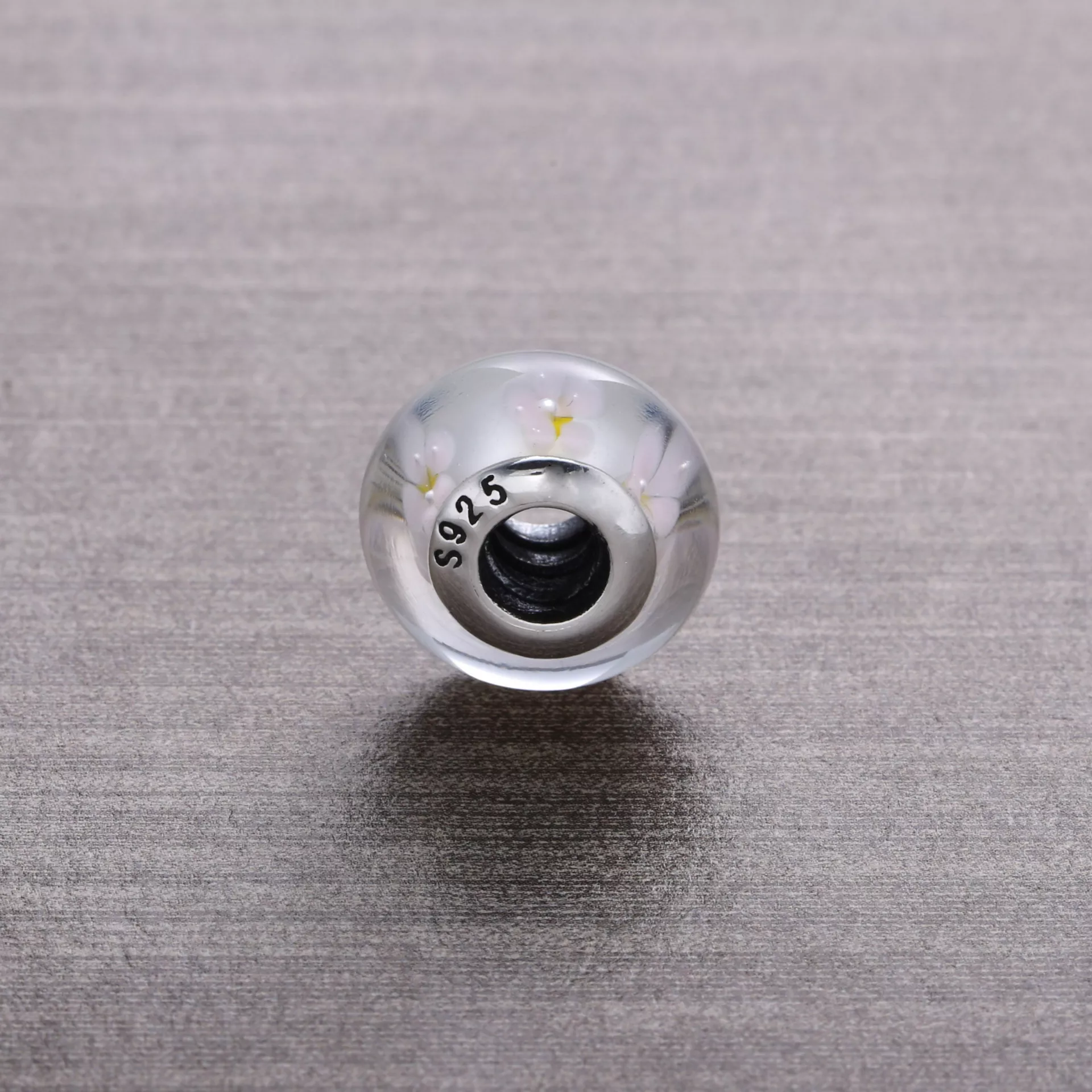 Charm berloques Pandora de prata Flor