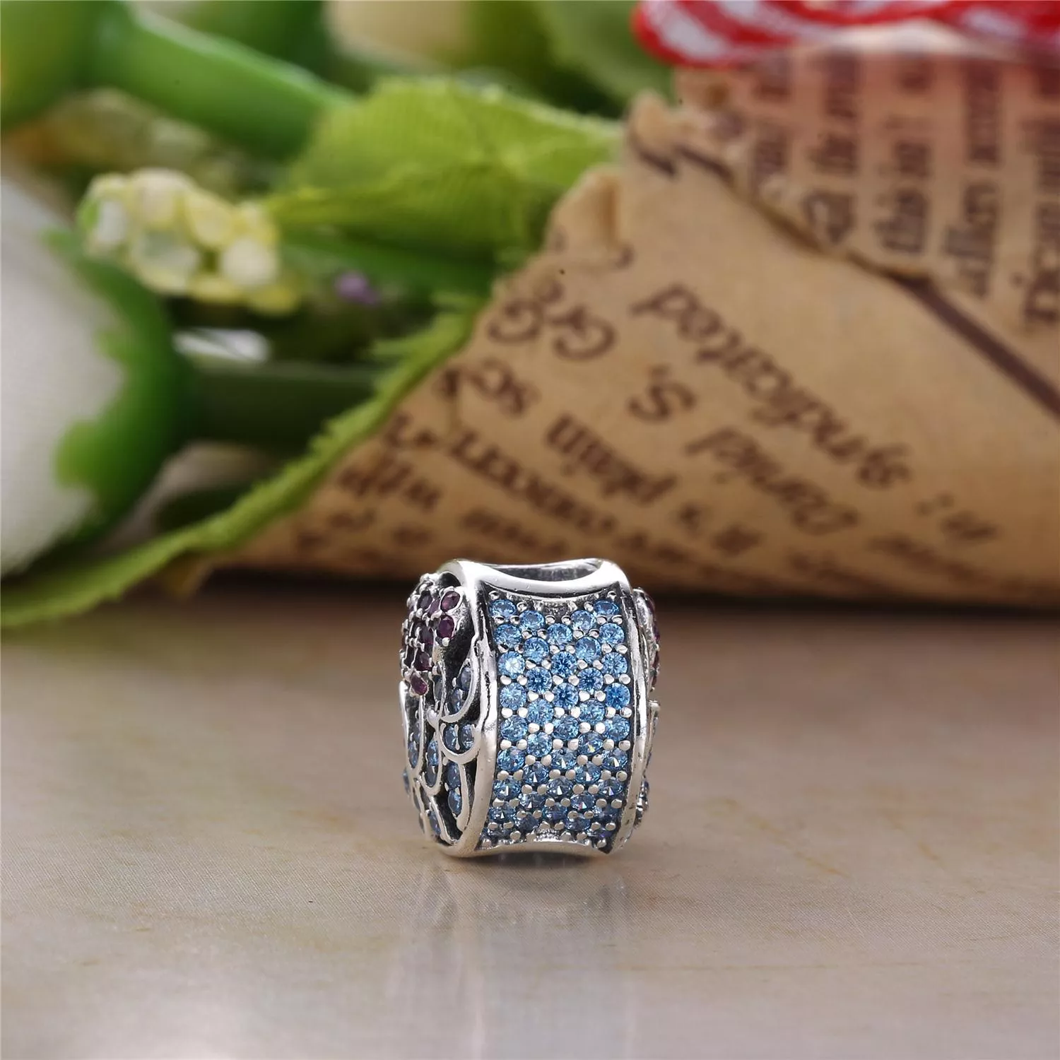 Charm berloques PANDORA Flamingo Tropical