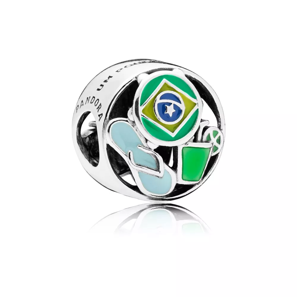 Charm berloques PANDORA Um Pouquinho de Brasil