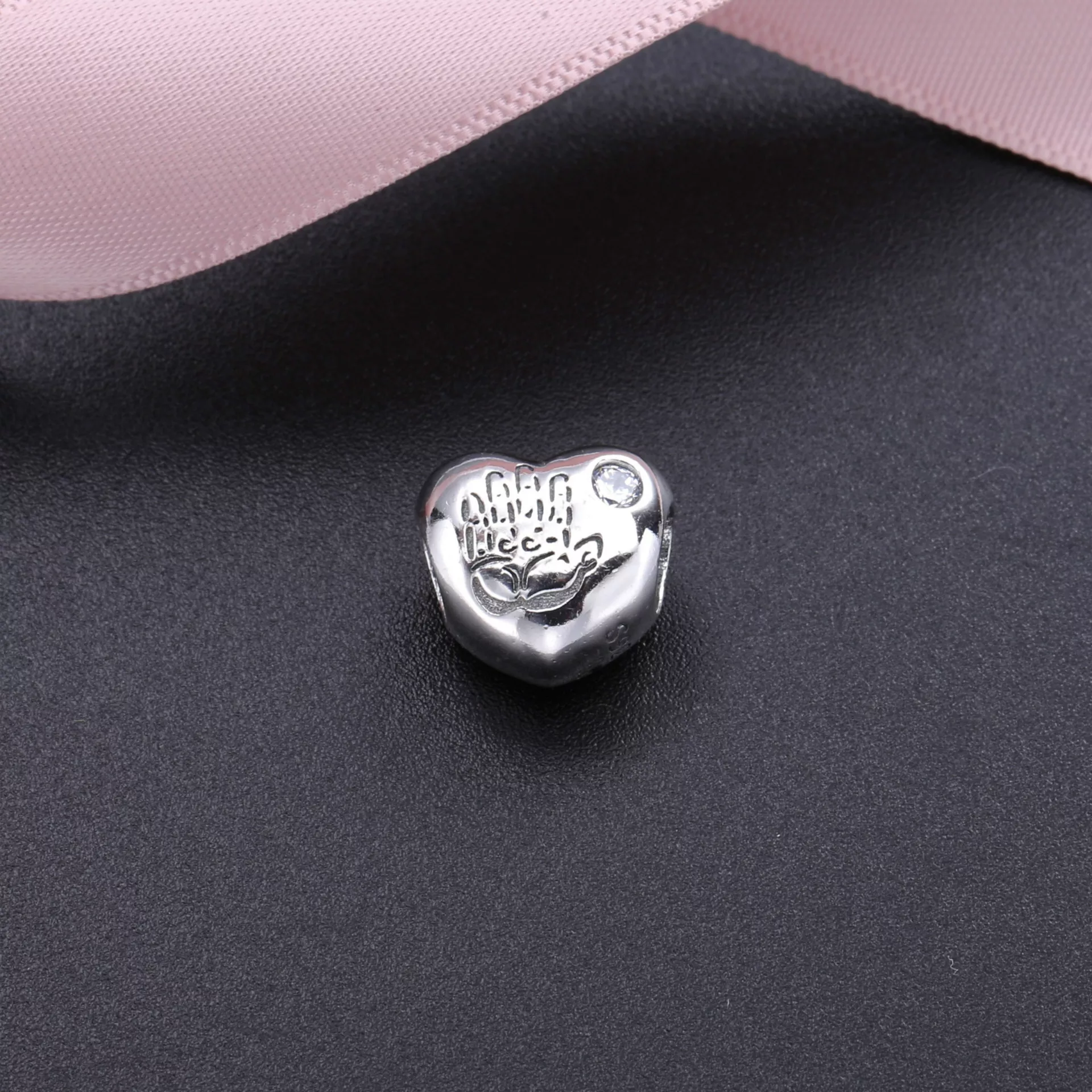 Charm PANDORA de Prata "É uma Menina!" - 791280PCZ