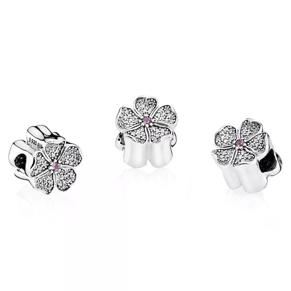 Charm PANDORA Flor de Maçã - Flor da Promessa - 791831NBP
